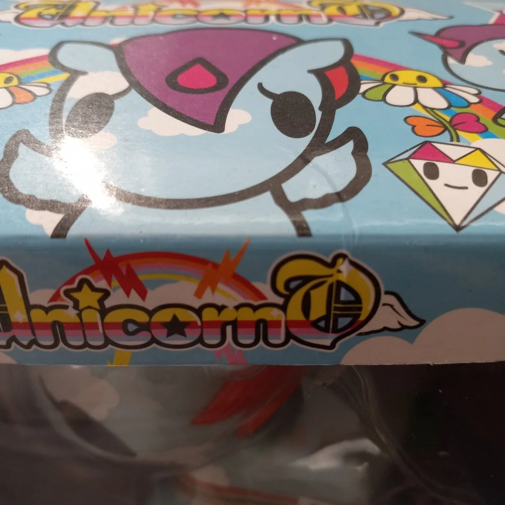 RARE Tokidoki Unicorno Pixie Vinyl Collectible Figure Rainbow Limited